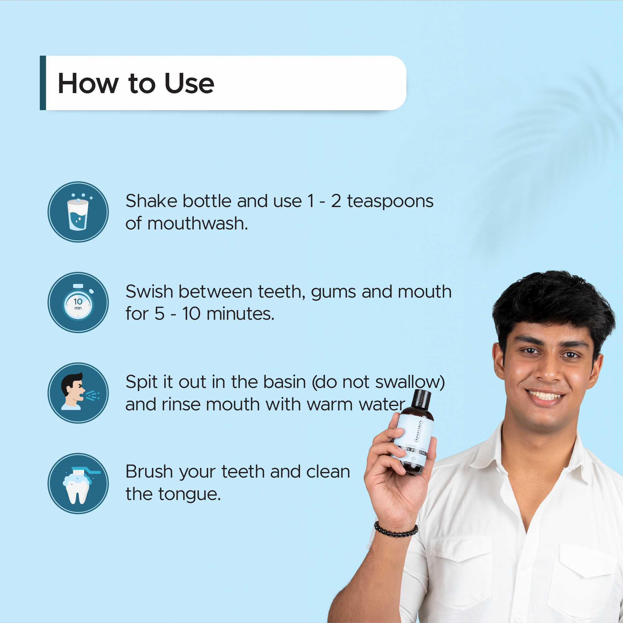 Oil Pulling Mouthwash