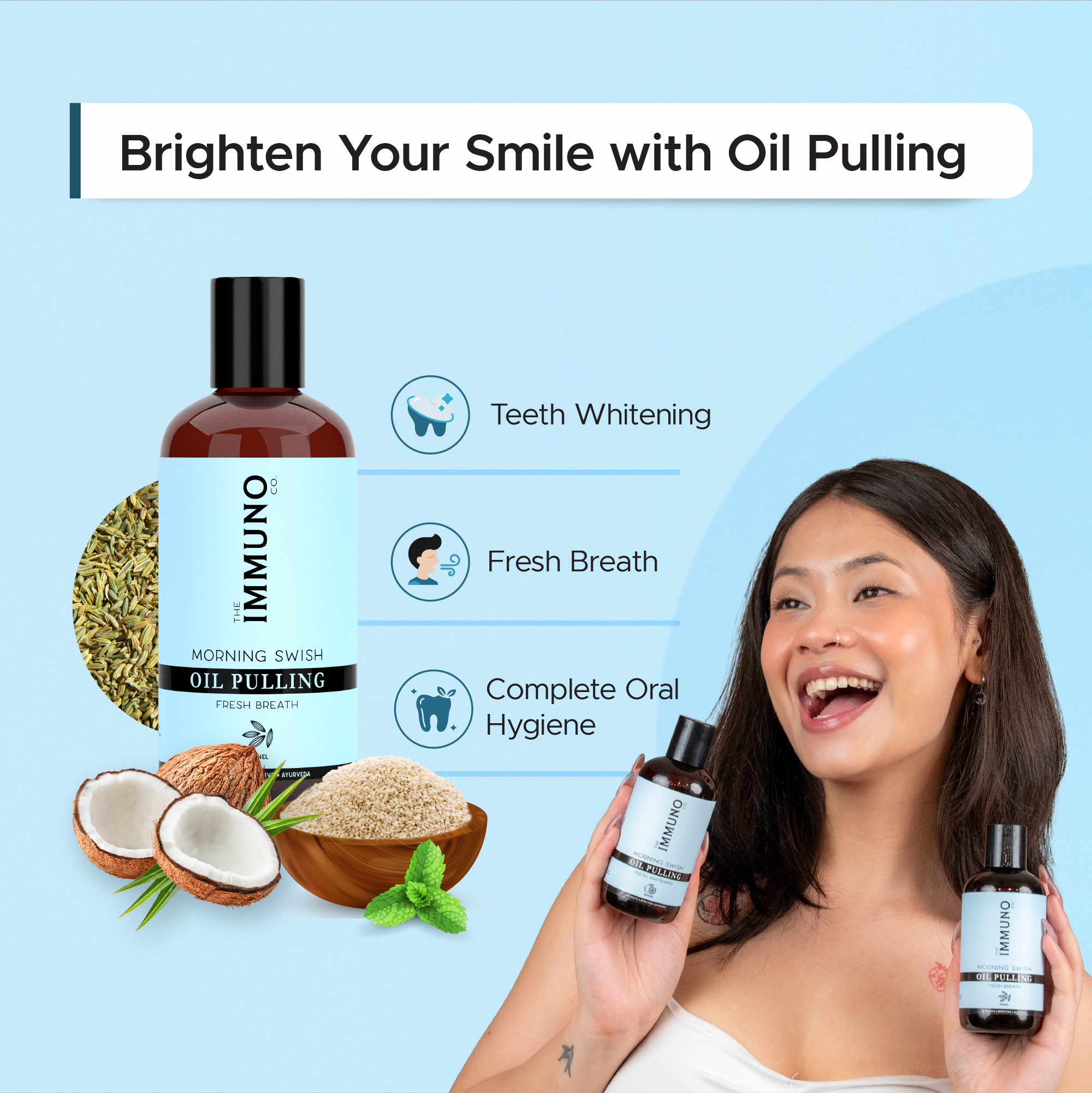 Oil Pulling Mouthwash