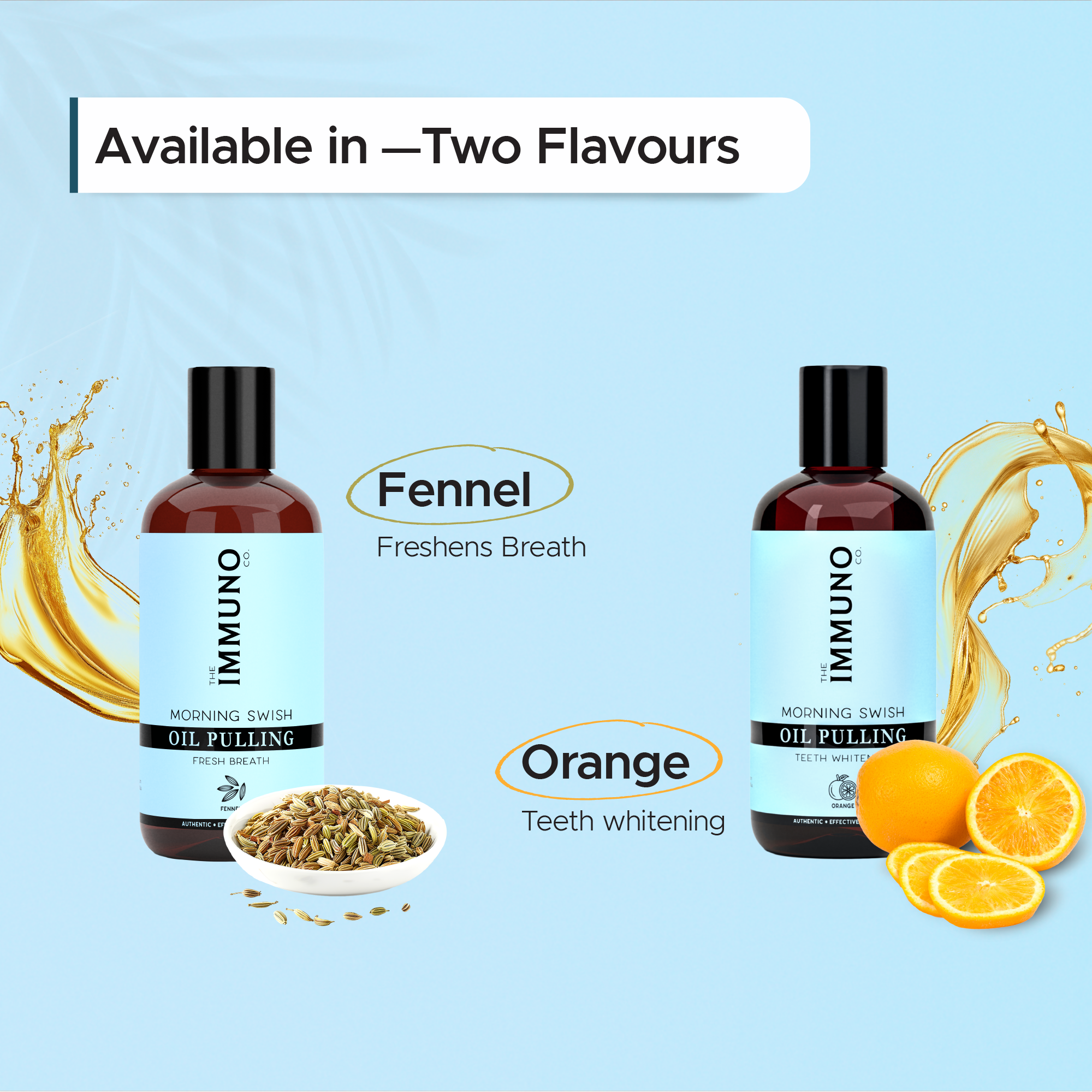 Oil Pulling Mouthwash